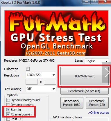 furmark烤机教程2022