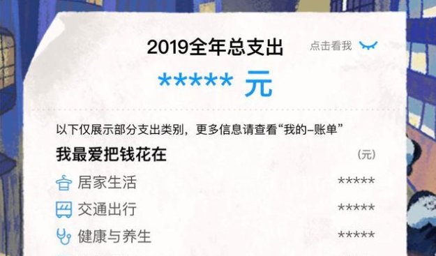 2019支付宝账单居家生活是什么 水电费？