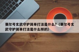 赛尔号玄武守护简单打法是什么?（赛尔号玄武守护简单打法是什么样的）