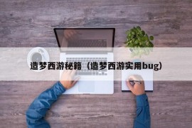 造梦西游秘籍（造梦西游实用bug）