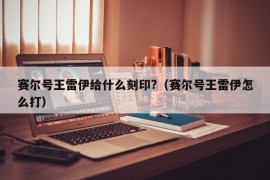 赛尔号王雷伊给什么刻印?（赛尔号王雷伊怎么打）