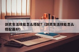 剑灵生活技能怎么搭配?（剑灵生活技能怎么搭配最好）